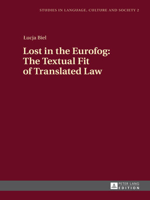 cover image of Lost in the Eurofog